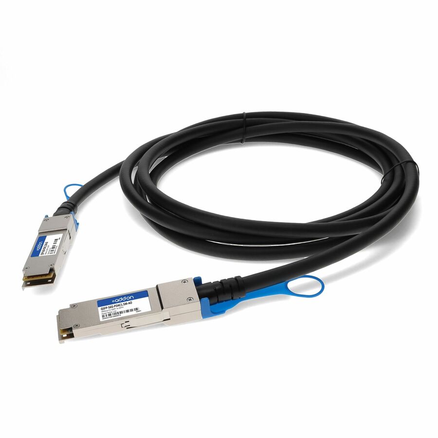 AddOn MSA and TAA Compliant 56GBase-CU QSFP+ Direct Attach Cable (Passive Twinax, 1.5m)