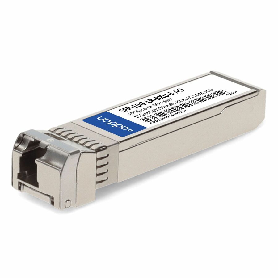 AddOn Cisco® Compatible TAA 10GBase-BX SFP+ Transceiver (SMF, 1270nmTx/1330nmRx, 10km, LC, DOM, -40 to 85C)