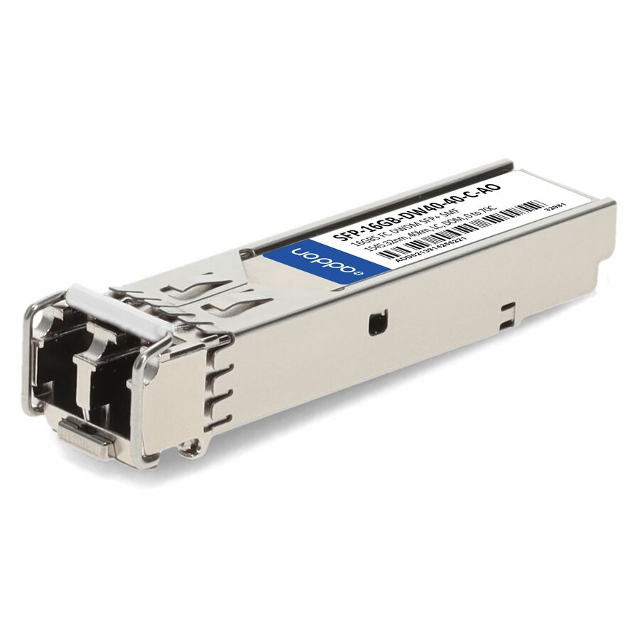 AddOn Cisco® Compatible TAA 16GBase-DWDM FC SFP+ Transceiver C-Band 100GHz (SMF, 1545.32nm, 40km, LC, DOM)