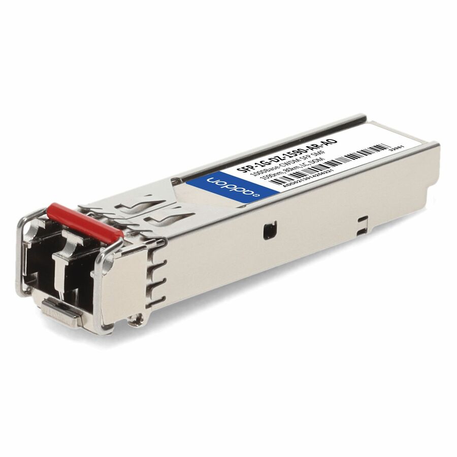 AddOn Arista Networks® SFP-1G-DZ-1590 Compatible TAA 1000Base-CWDM SFP Transceiver (SMF, 1590nm, 80km, LC, DOM)