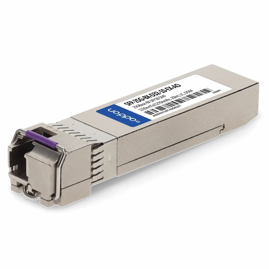 AddOn Extreme Networks Compatible TAA 25GBase-BX SFP28 Transceiver (SMF, 1330nmTx/1270nmRx, 10km, LC, DOM)