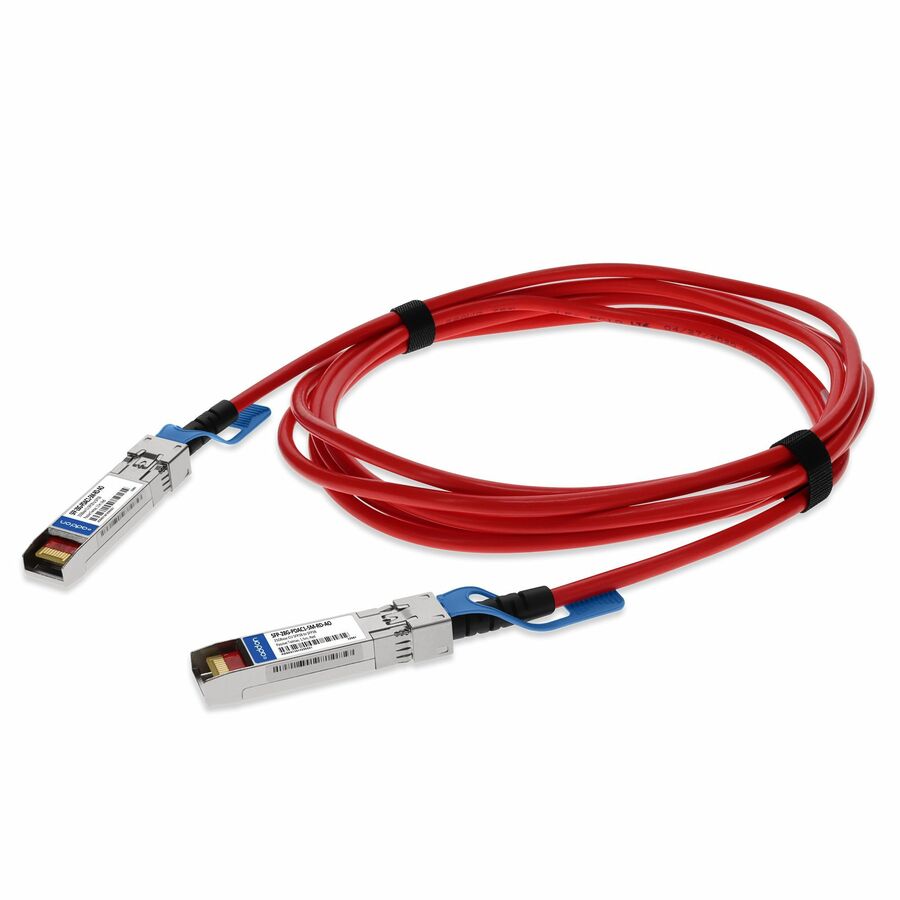 AddOn MSA and TAA Compliant 25GBase-CU SFP28 Direct Attach Cable (Passive Twinax, 1.5m, Red)