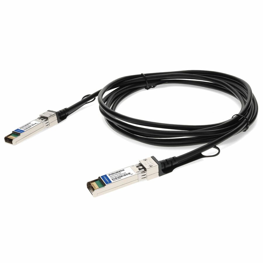AddOn Cisco SFP-H25G-CU4M Compatible TAA Compliant 25GBase-CU SFP28 to SFP28 Direct Attach Cable with Black Pull Tab (Passive Twinax, 4m)