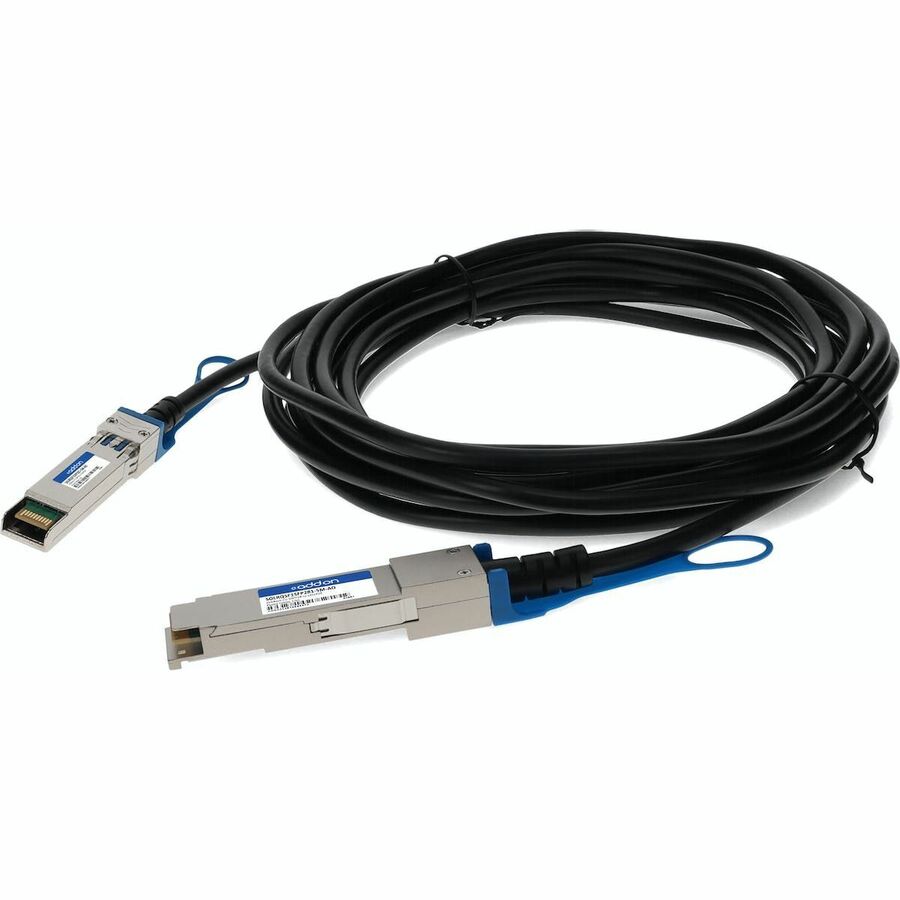 AddOn Solarflare® SOLR-QSFP1SFP28-1-5MP Compatible TAA Compliant 25GBase-CU QSFP28 to 1xSFP28 Direct Attach Cable (Passive Twinax, 1.5m)