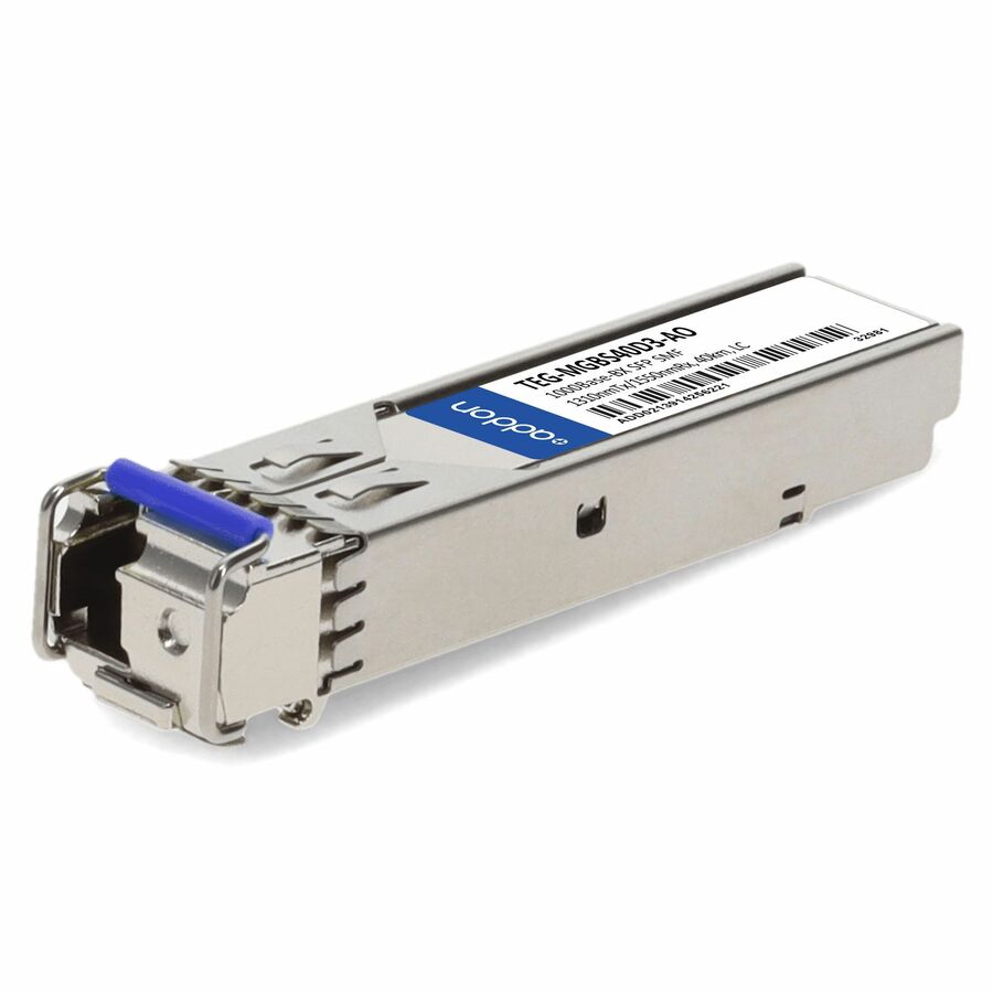 AddOn TRENDnet® TEG-MGBS40D3 Compatible TAA Compliant 1000Base-BX SFP Transceiver (SMF, 1310nmTx/1550nmRx, 40km, LC)