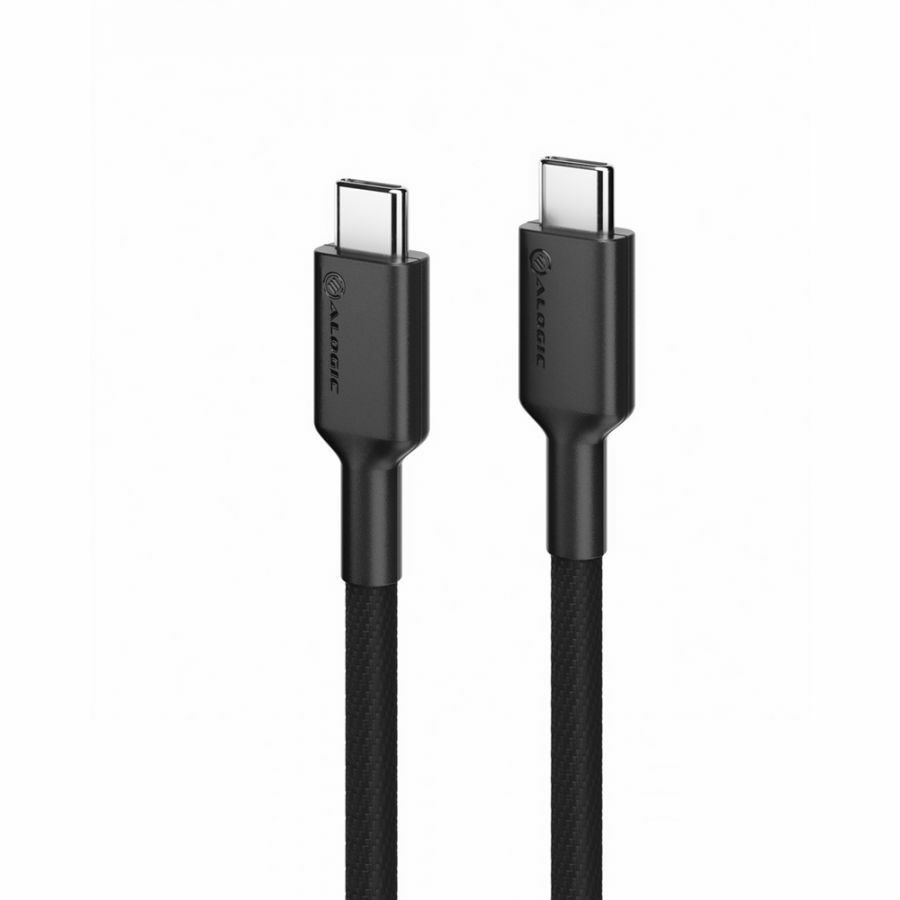 ALOGIC Elements PRO USB-C to USB-C cable - Male to Male - 2m - USB 2.0 - 5A - 480Mbps OD: 4.0 - Black