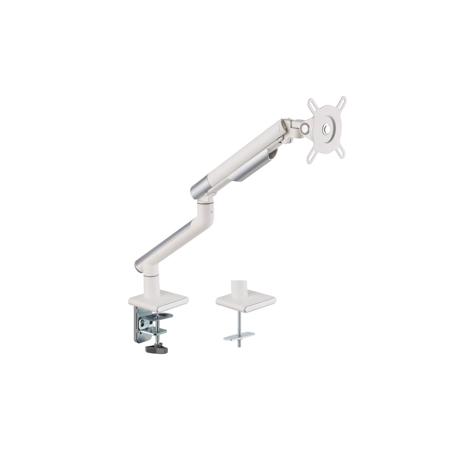 Amer HYDRA1A Mounting Arm for Monitor, Curved Screen Display, Display Screen - Textured White, Space Gray