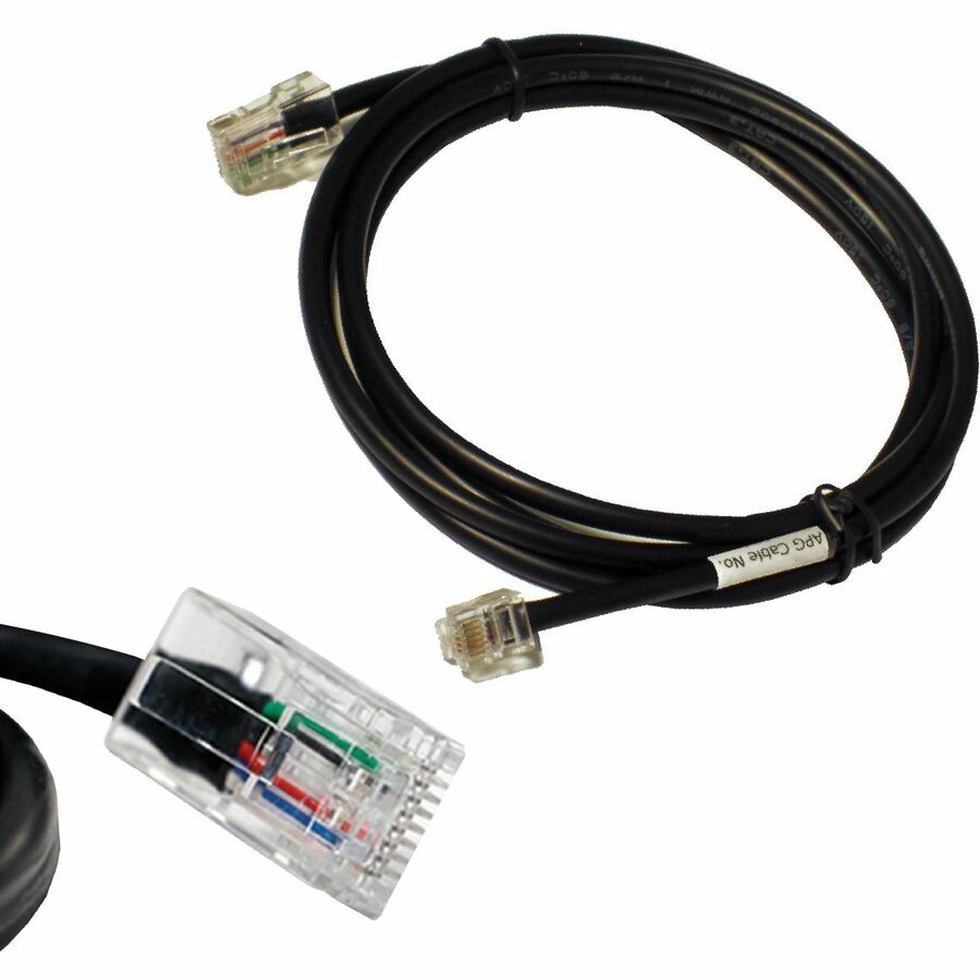 apg® Printer Interface Cable | CD-102B Cable for Cash Drawer to Printer | 1 x RJ-12 Male - 1 x RJ-45 Male | Connects to TPG and Ithaca Printers