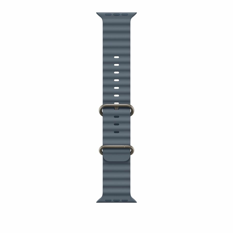 Apple 49mm Anchor Blue Ocean Band - Natural Titanium Finish