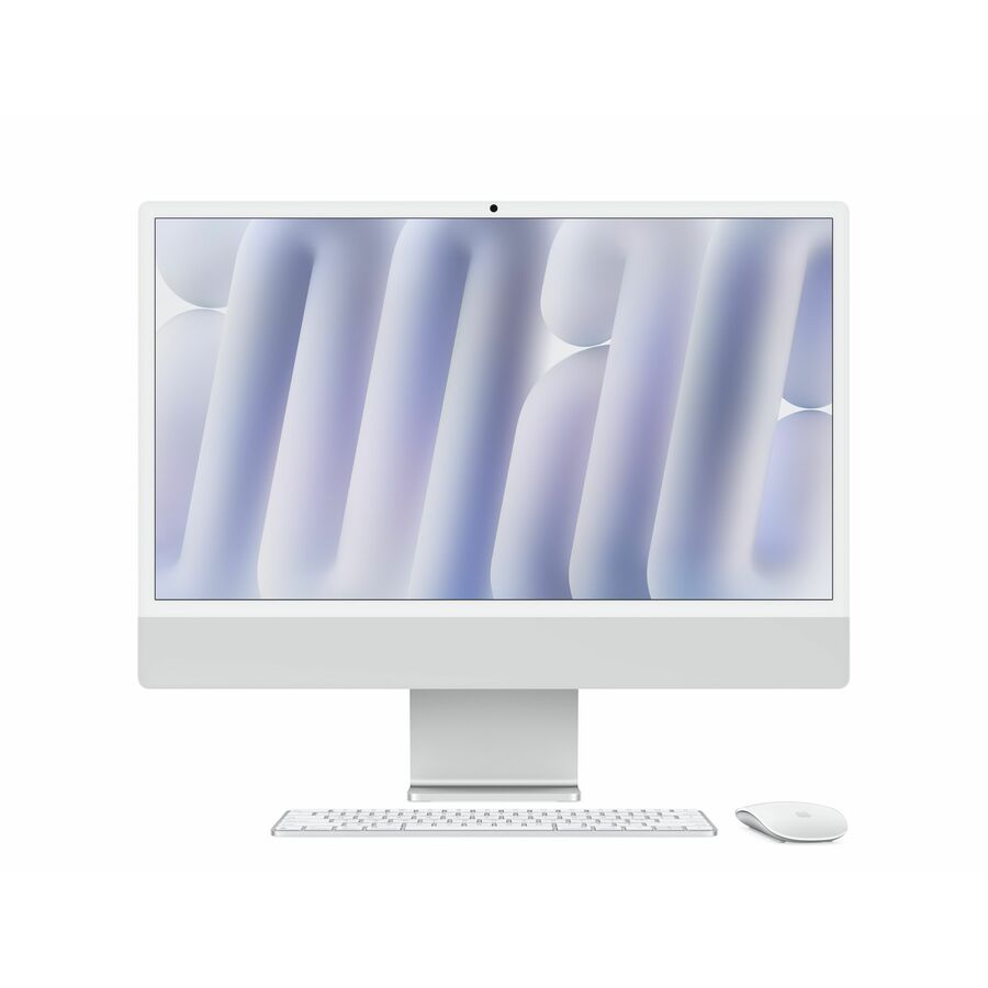 Apple iMac MWUV3LL/A All-in-One Computer - Apple M4 - 16 GB - 512 GB SSD - 24" 4.5K - Desktop - Silver