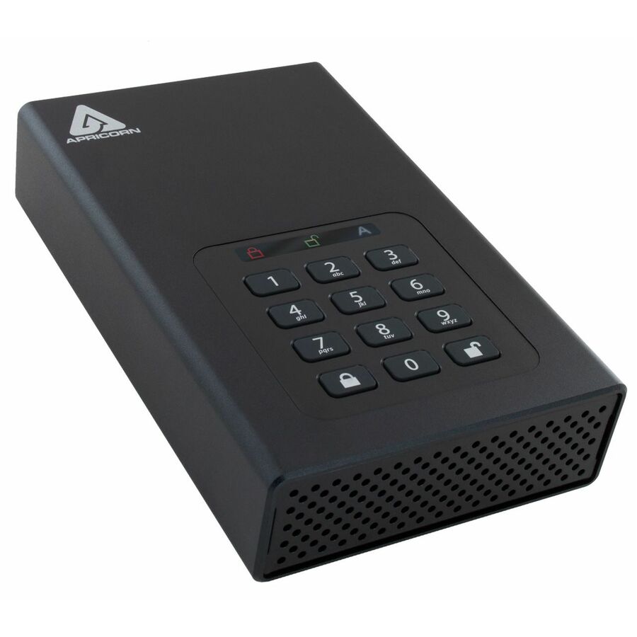 Apricorn Aegis Padlock DT 22 TB Desktop Hard Drive - 3.5" External - TAA Compliant