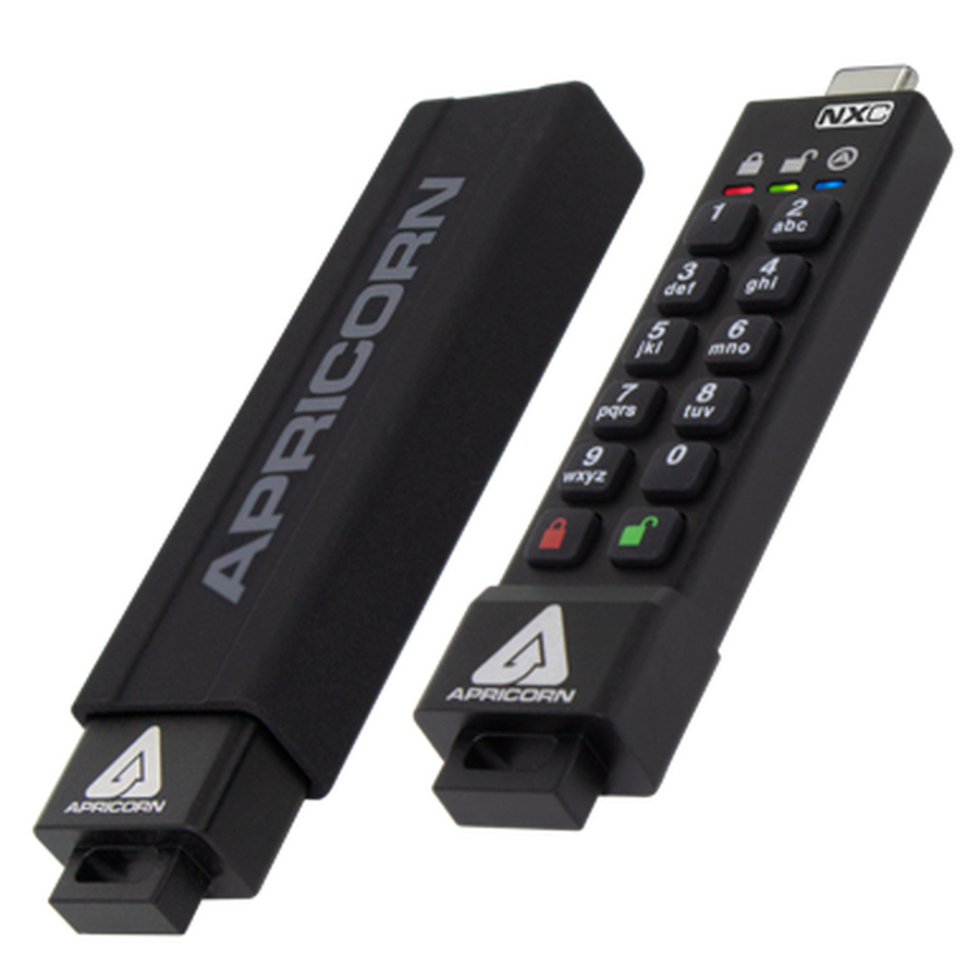 Apricorn Aegis Secure Key 3NXC 32GB USB 3.2 (Gen 1) Type C Flash Drive