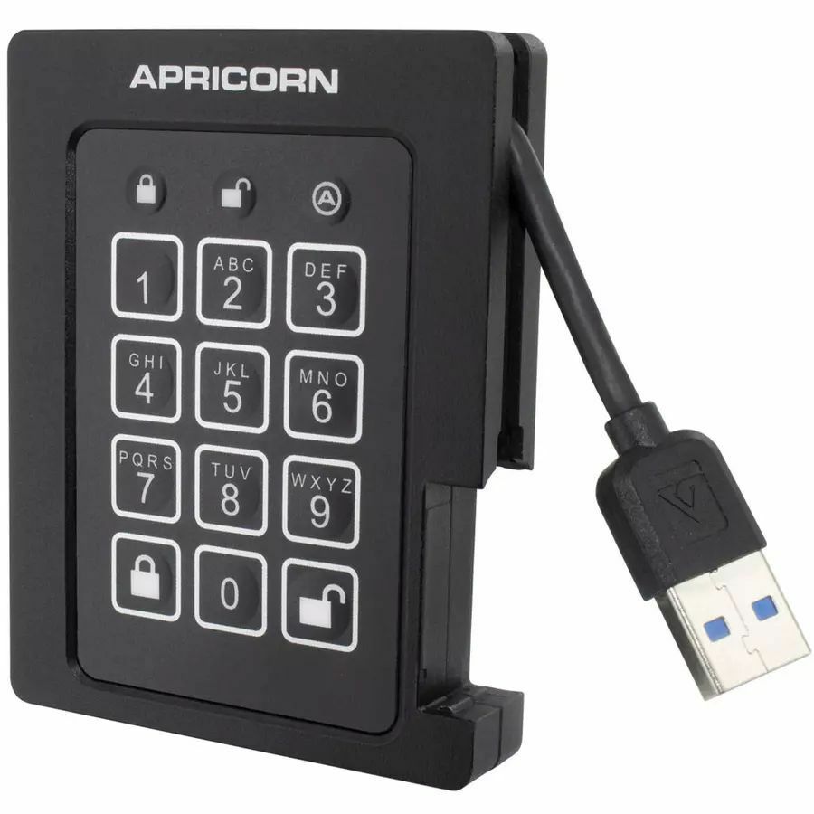 Apricorn ASSD-3PL256-4TBF 4 TB Rugged Solid State Drive - External