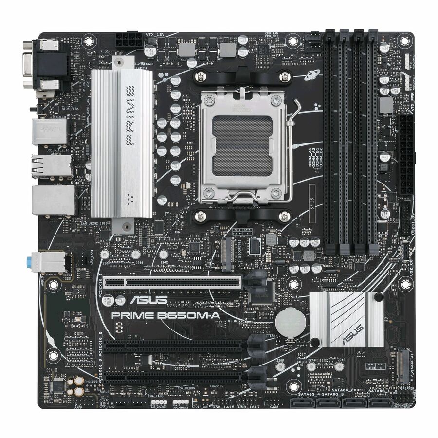 Asus Prime B650M-A-CSM Desktop Motherboard - AMD B650 Chipset - Socket AM5 - Micro ATX