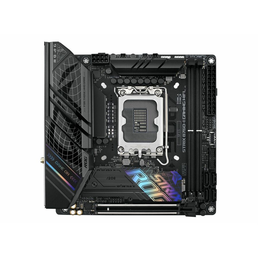Asus ROG Strix B760-I GAMING WIFI Gaming Desktop Motherboard - Intel B760 Chipset - Socket LGA-1700 - Mini ITX