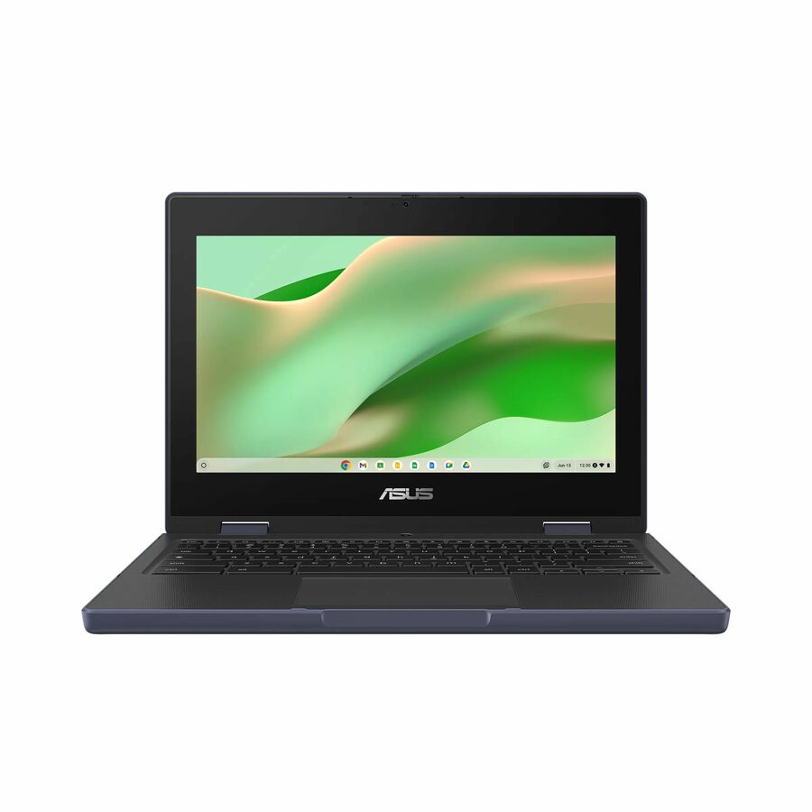 Asus Chromebook CR11 Flip CR1104F CR1104FTA-CN1864TS-CA 11.6" Touchscreen Rugged Convertible 2 in 1 Chromebook - HD - Intel N-Series N150 - 4 GB - 64 GB Flash Memory - Mineral Gray