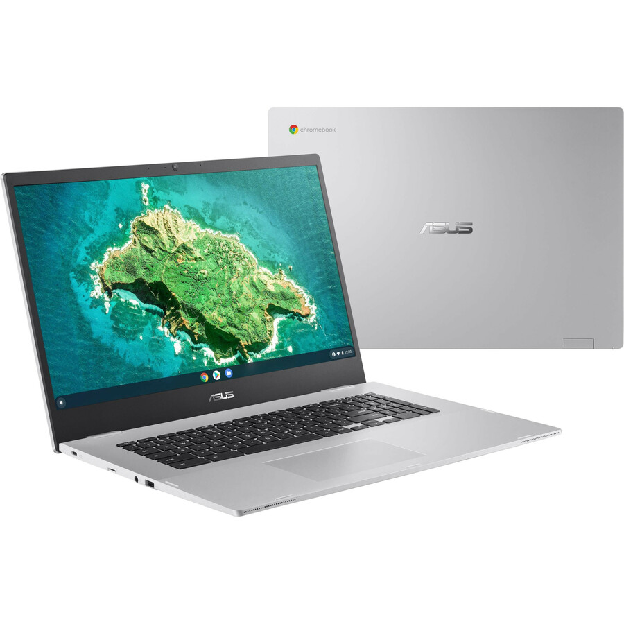 Asus Chromebook CX1700 CX1700CKA-DH01-CA 17.3" Chromebook - HD+ - Intel Celeron N4500 - 4 GB - 64 GB Flash Memory - Mineral Gray