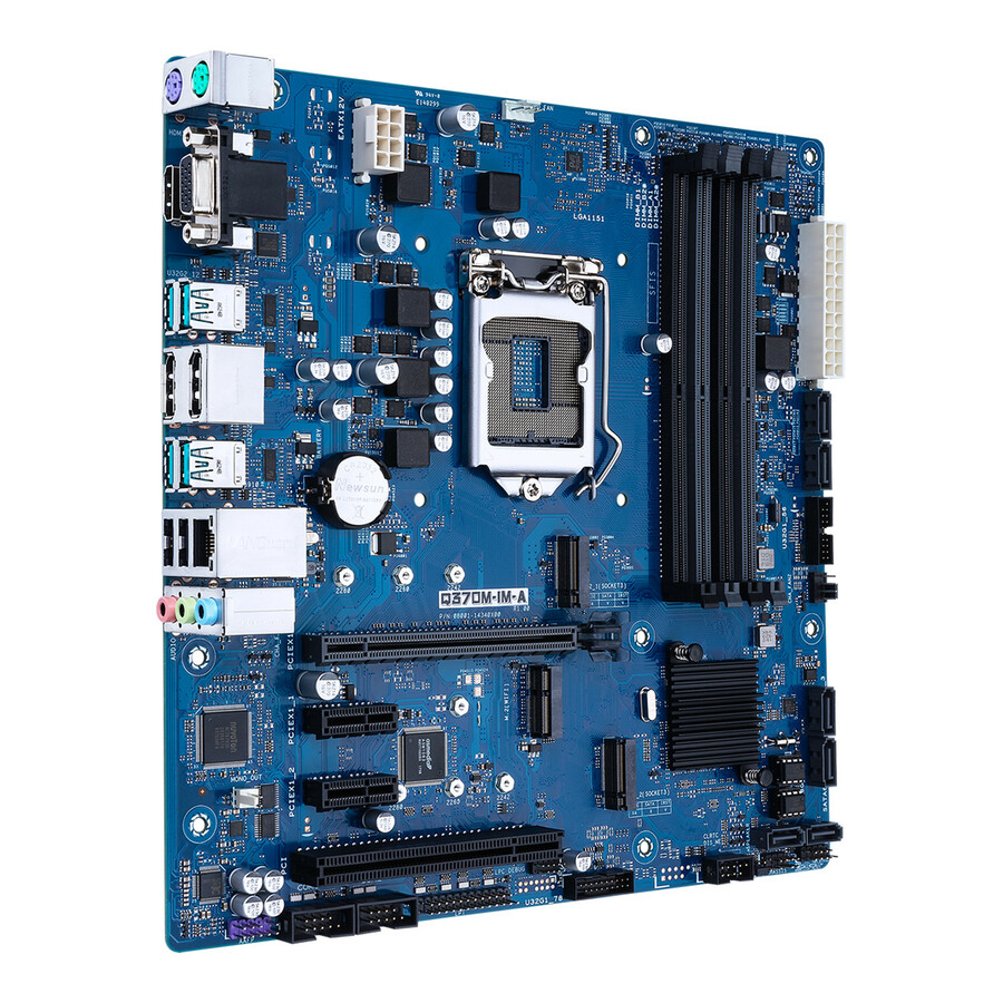 Asus Q370M-IM-A Desktop Motherboard - Intel Q370 Chipset - Socket H4 LGA-1151 - Intel Optane Memory Ready - Micro ATX