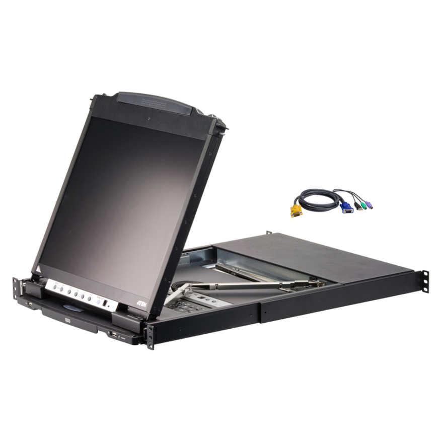 ATEN CL5816NCKIT Dual Rail Rackmount LCD-TAA Compliant