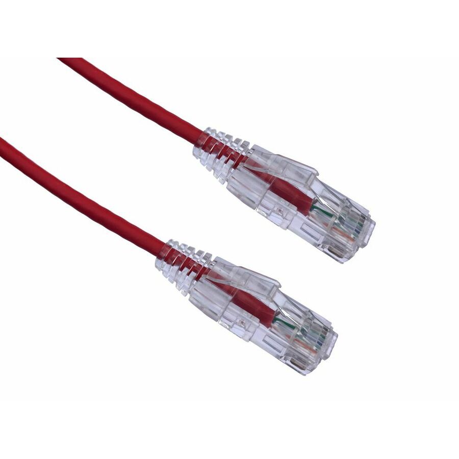 Axiom 6FT CAT6 Snagless BENDnFLEX Ultra-Thin Patch Cable - Red - TAA Compliant