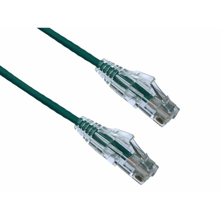 Axiom 1FT CAT6A BENDnFLEX Ultra-Thin Snagless Patch Cable (Green) - TAA Compliant