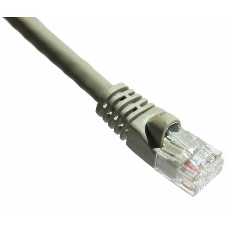 Axiom 6FT CAT6A 650mhz Patch Cable Molded Boot (Gray) - TAA Compliant
