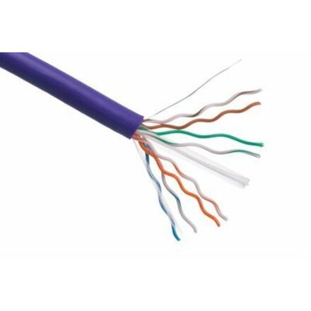 Axiom CAT6A Bulk Cable Spool 1000FT (Purple)