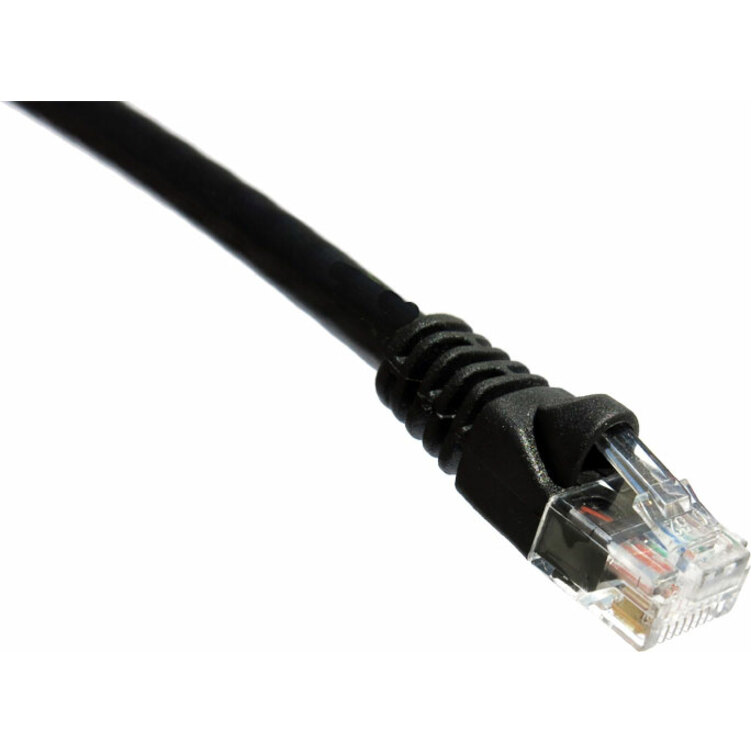 Axiom 75FT CAT6A 650mhz Patch Cable Molded Boot (Black)
