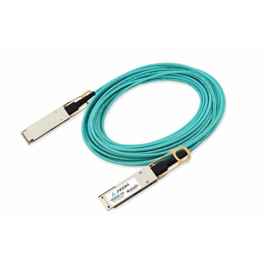 Axiom 100GBASE-AOC QSFP28 Active Optical Cable Edge-Core Compatible 3m