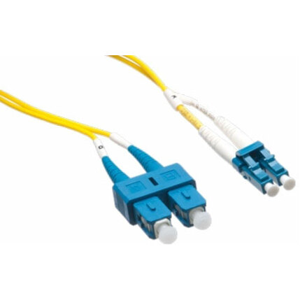 Axiom LC/SC Singlemode Duplex OS2 9/125 Fiber Optic Cable 5m