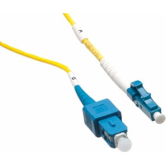 Axiom LC/SC Singlemode Simplex OS2 9/125 Fiber Optic Cable 15m