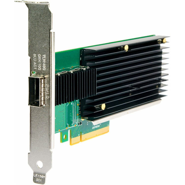 Axiom 40Gbs Single Port QSFP+ PCIe 3.0 x8 NIC Card - PCIE3-1QSFP-AX