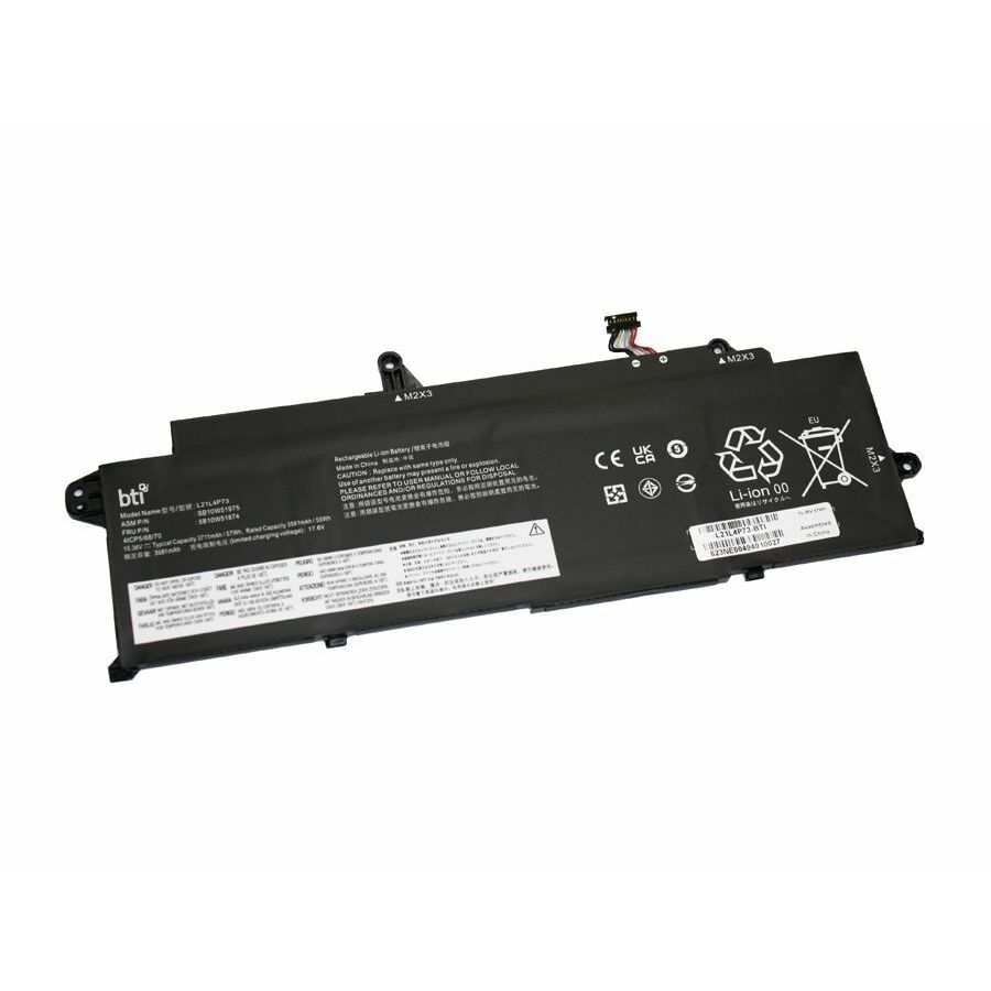 BTI 5B10W51877-BTI 4-CELL 15.36V LI-ION BATTERY 5B10W51874, 5B10W51875, 5B10W51876, 5B10W51877, L21B4P71, L21L4P73, L21M4P75, SB10W51975, SB10W51976, SB10W51978