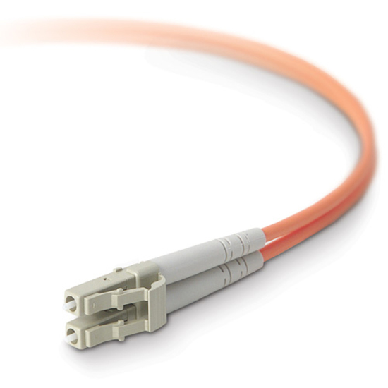 Belkin Fiber Optic Cable, 10GB/100GB Aqua Multimode LC/LC Duplex, 50/125 OM4