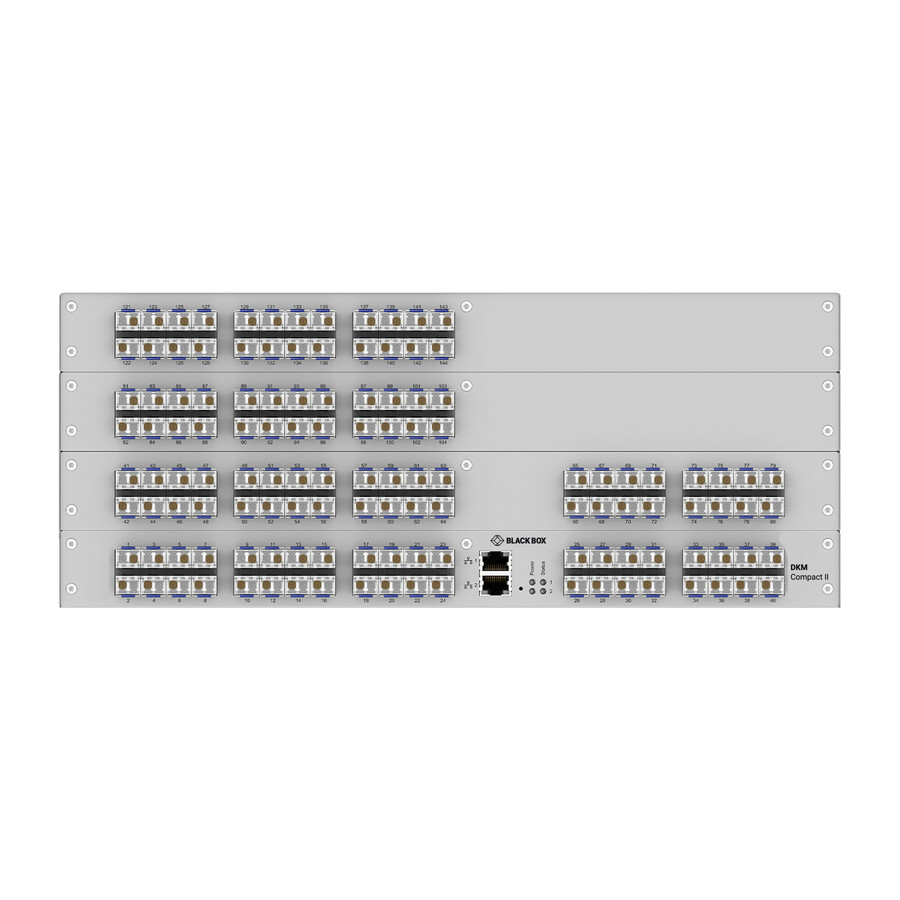 Black Box DKM Compact II KVM Matrix Switch - Fiber