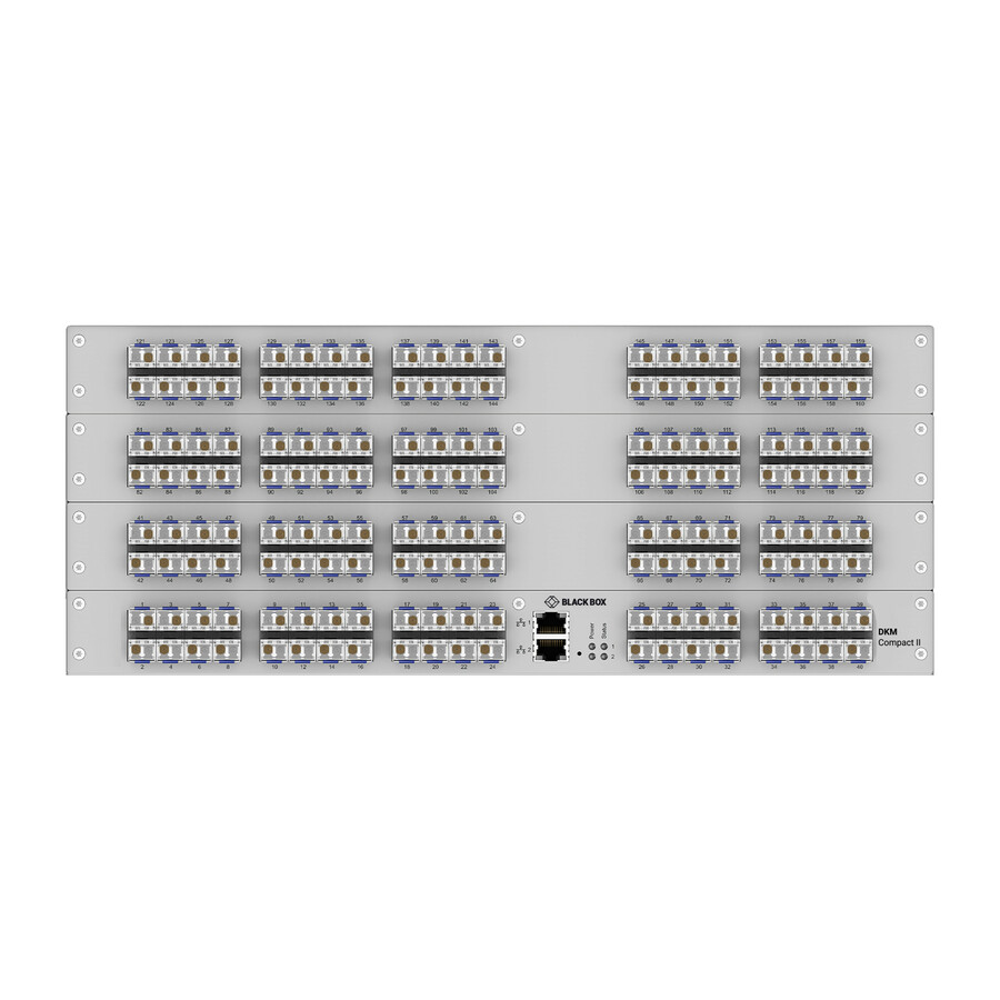 Black Box DKM Compact II KVM Matrix Switch - Fiber