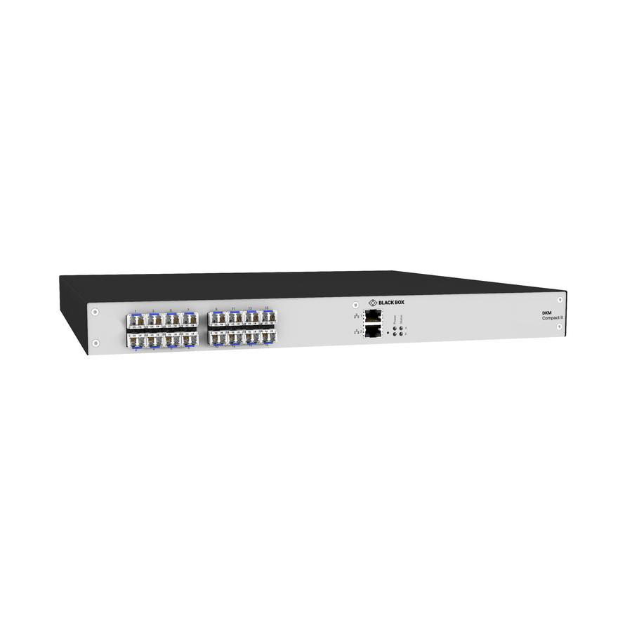 Black Box DKM Compact II KVM Matrix Switch - Fiber