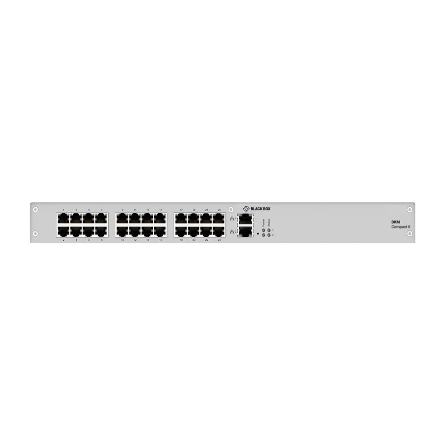 Black Box DKM Compact II KVM Matrix Switch - CATx