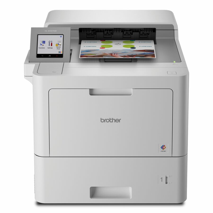 Brother Workhorse HL-EX470W Enterprise Color Laser Printer with Fast Printing, Large Paper Capacity, and Advanced Security Features