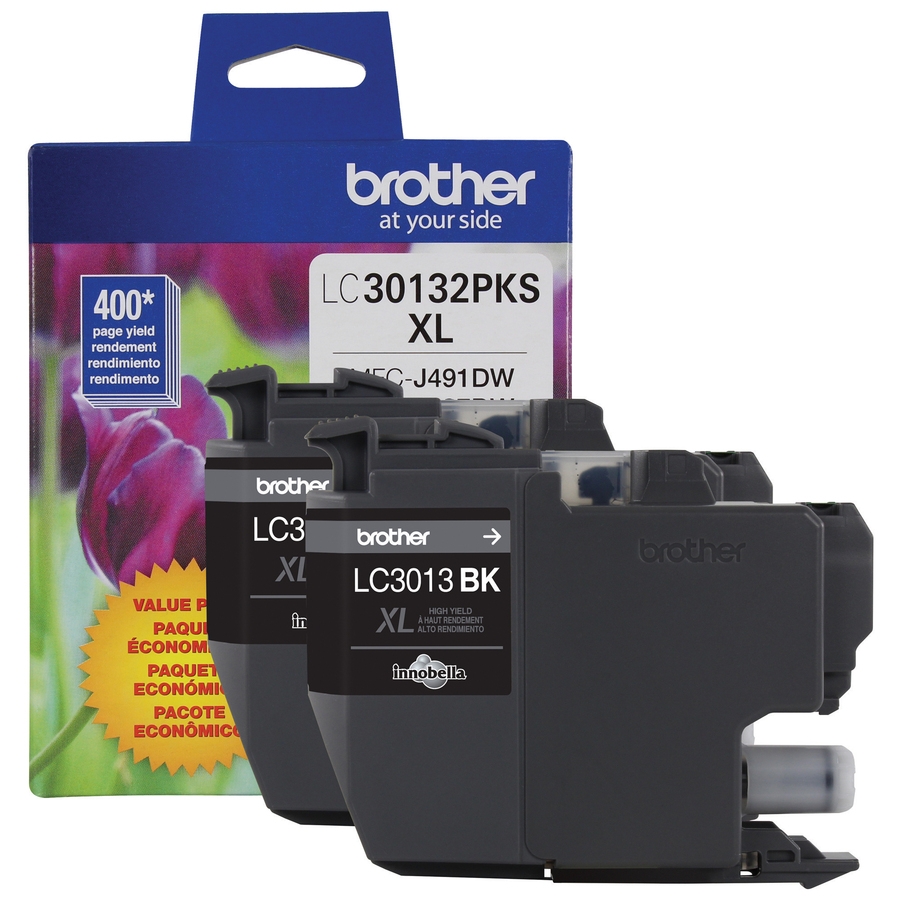 Brother LC30132PKS Original High Yield Inkjet Ink Cartridge - Black - 2 / Pack