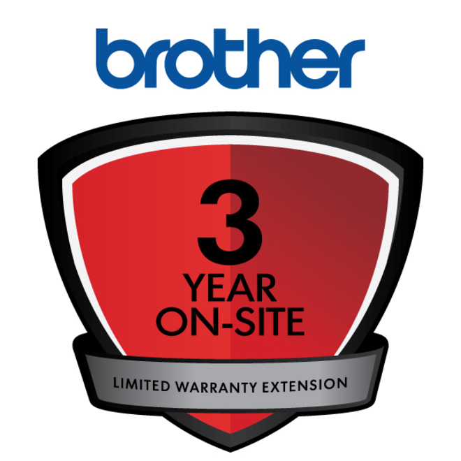 Brother On-site Warranty - Extended Warranty (Upgrade) - 3 Year - Warranty