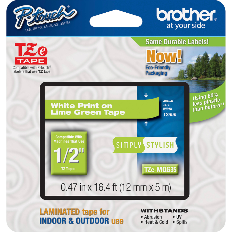 Brother TZe Laminated Tape