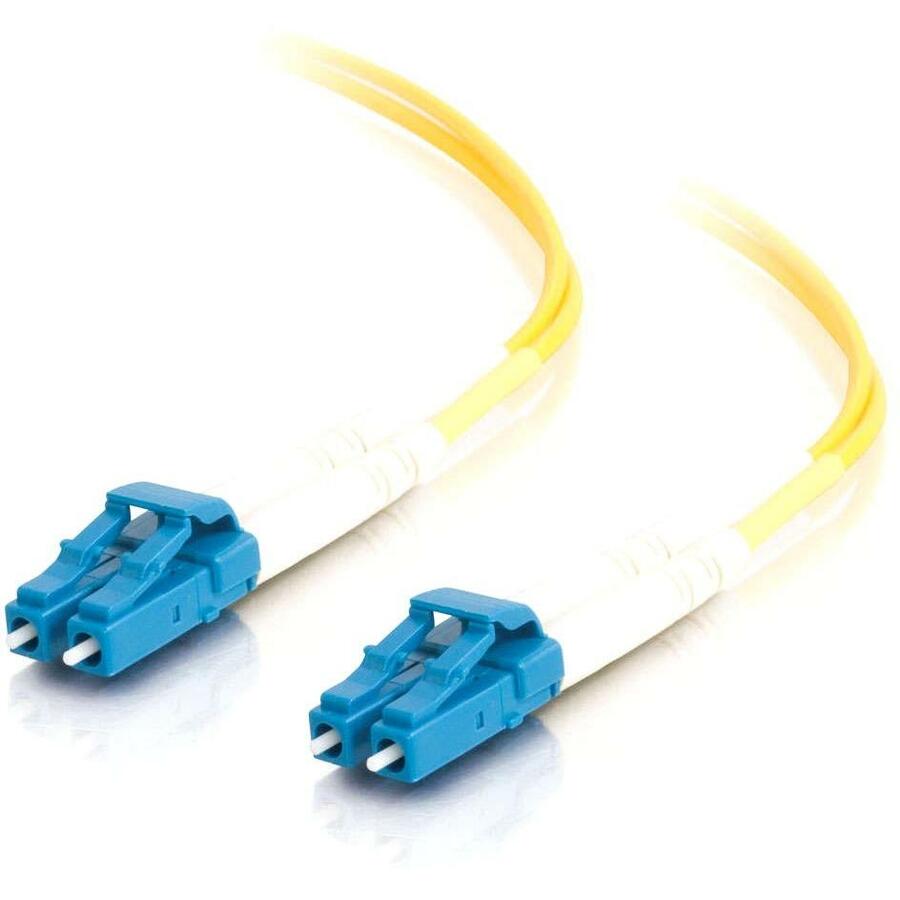 C2G-1m LC-LC 9/125 OS1 Duplex Singlemode Fiber Optic Cable (TAA Compliant) - Yellow