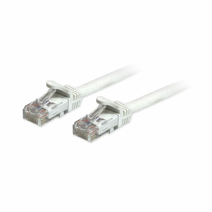 Comprehensive Cat6a Unshielded (UTP) Snagless Ethernet Patch Cable White 10ft