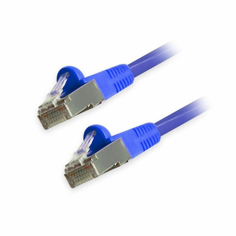 Comprehensive Cat6 Snagless Shielded Ethernet Cables, Blue, 10ft