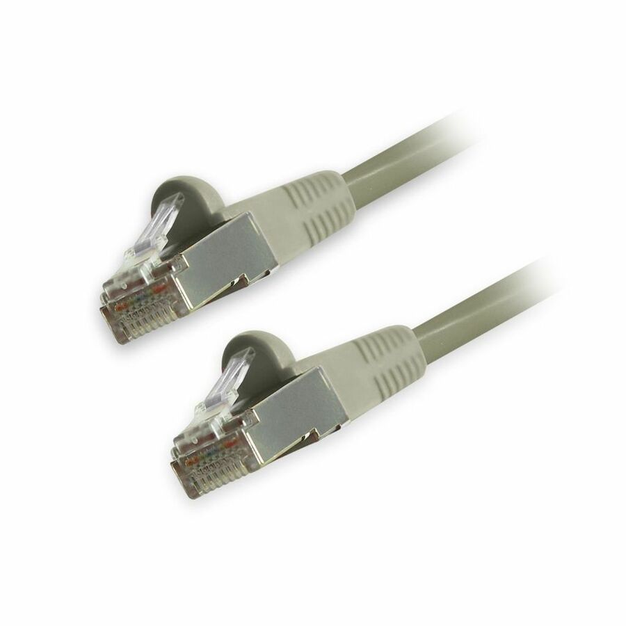 Comprehensive Cat6 Snagless Shielded Ethernet Cables, Grey, 3ft