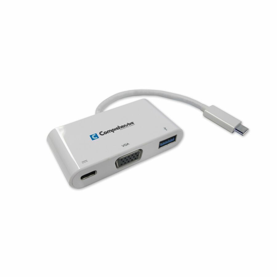 Comprehensive USB Type-C to VGA + USB3.0 + Power Delivery (PD) Adapter
