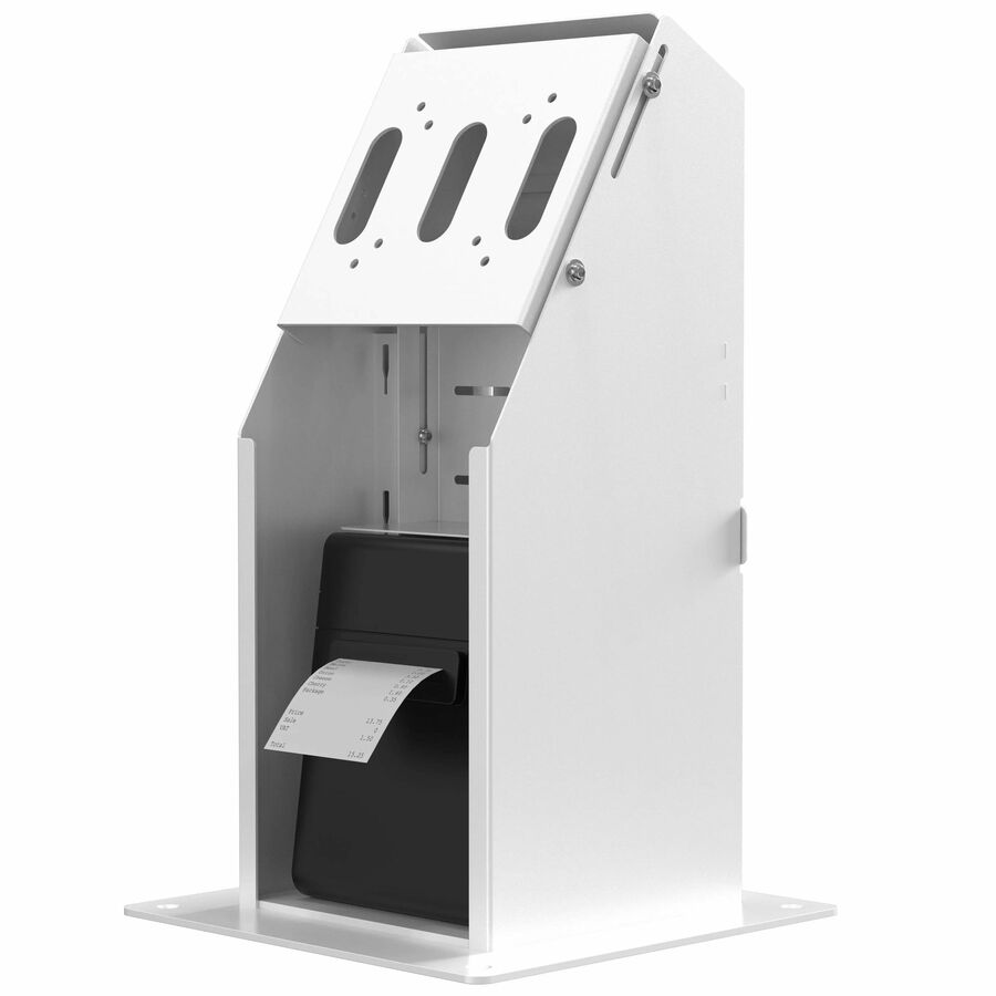 CTA Digital Self Service Kiosk with Printer Compartment and Storage (Black)