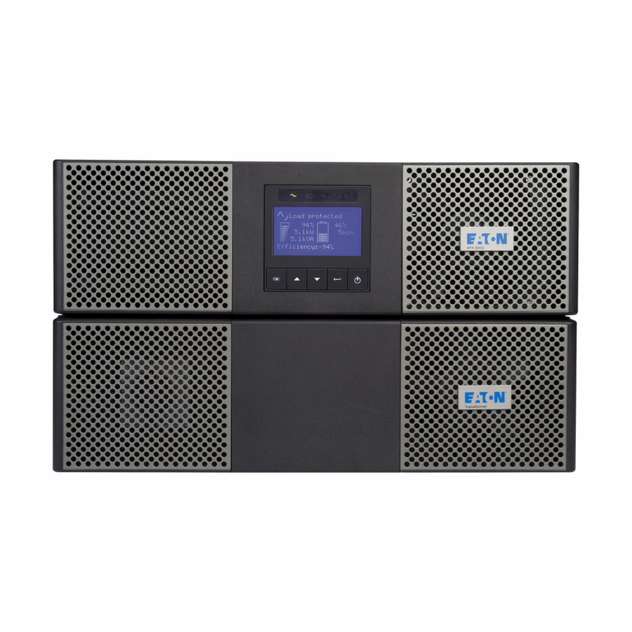 Eaton 9PX 3000VA 3000W 208V Online Double-Conversion UPS - Hardwired Input / Output, Cybersecure Network Card, Extended Run, 6U Rack/Tower