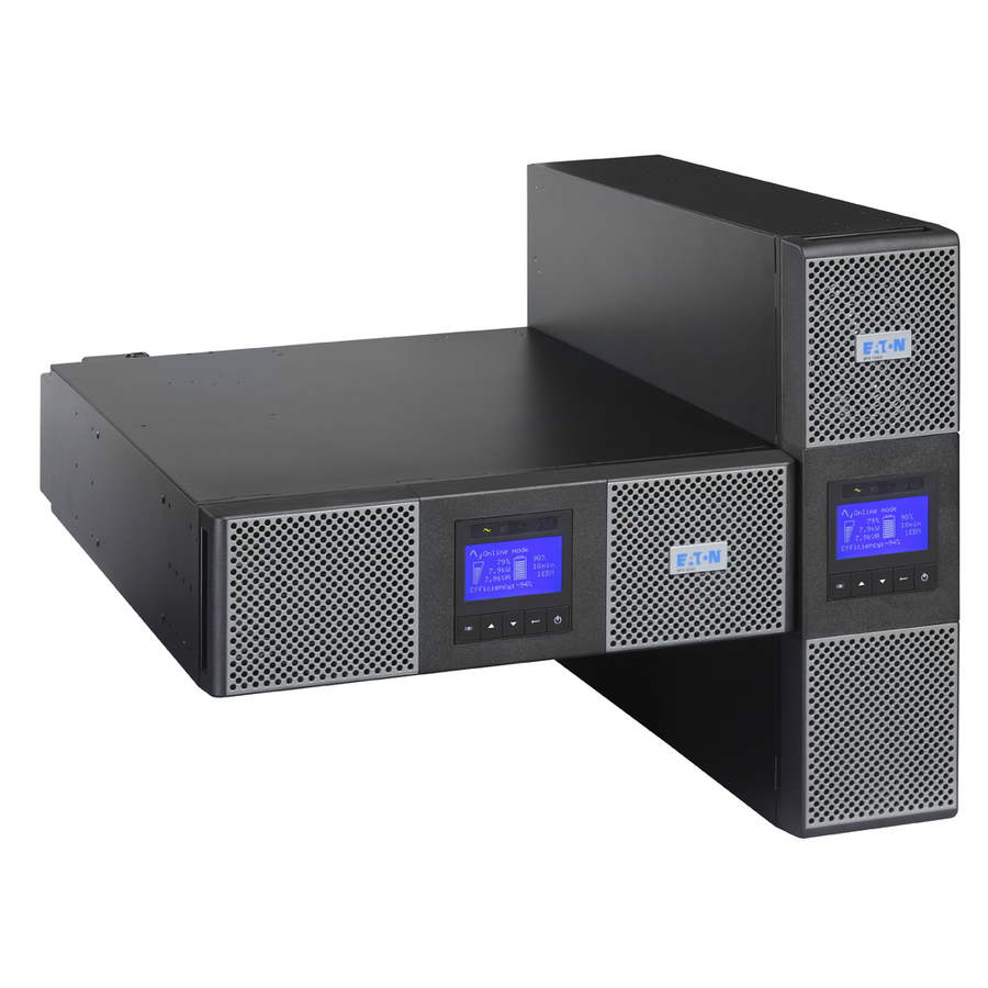 Eaton 9PX 5500VA 4900W 120V/208V Online Double-Conversion UPS - L14-30P, 6x 5-20R, 1 L6-30R, 1 L14-30R, Hardwired Outlets, Cybersecure Network Card, Extended Run, 4U